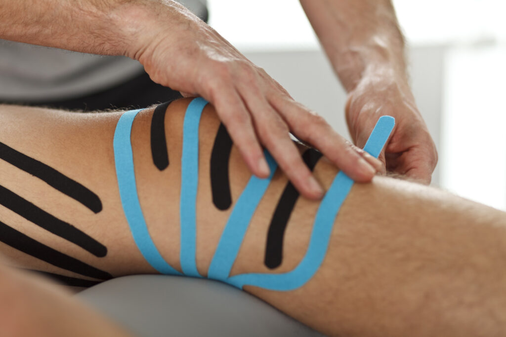 Kinesio Tape in der Physiotherapie MedCenter REHA in Bayreuth